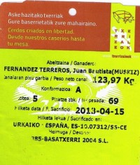 ¡Ya podéis degustar la carne de nuestros “txerris”!